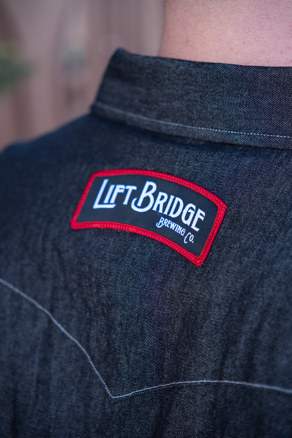 Denim Western Snap Front Shirt