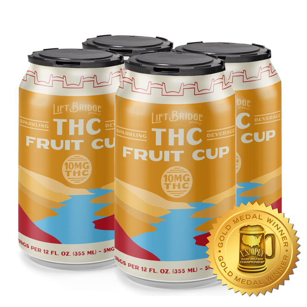 Fruit Cup 10mg THC Sparkling Beverage · 4-Pack